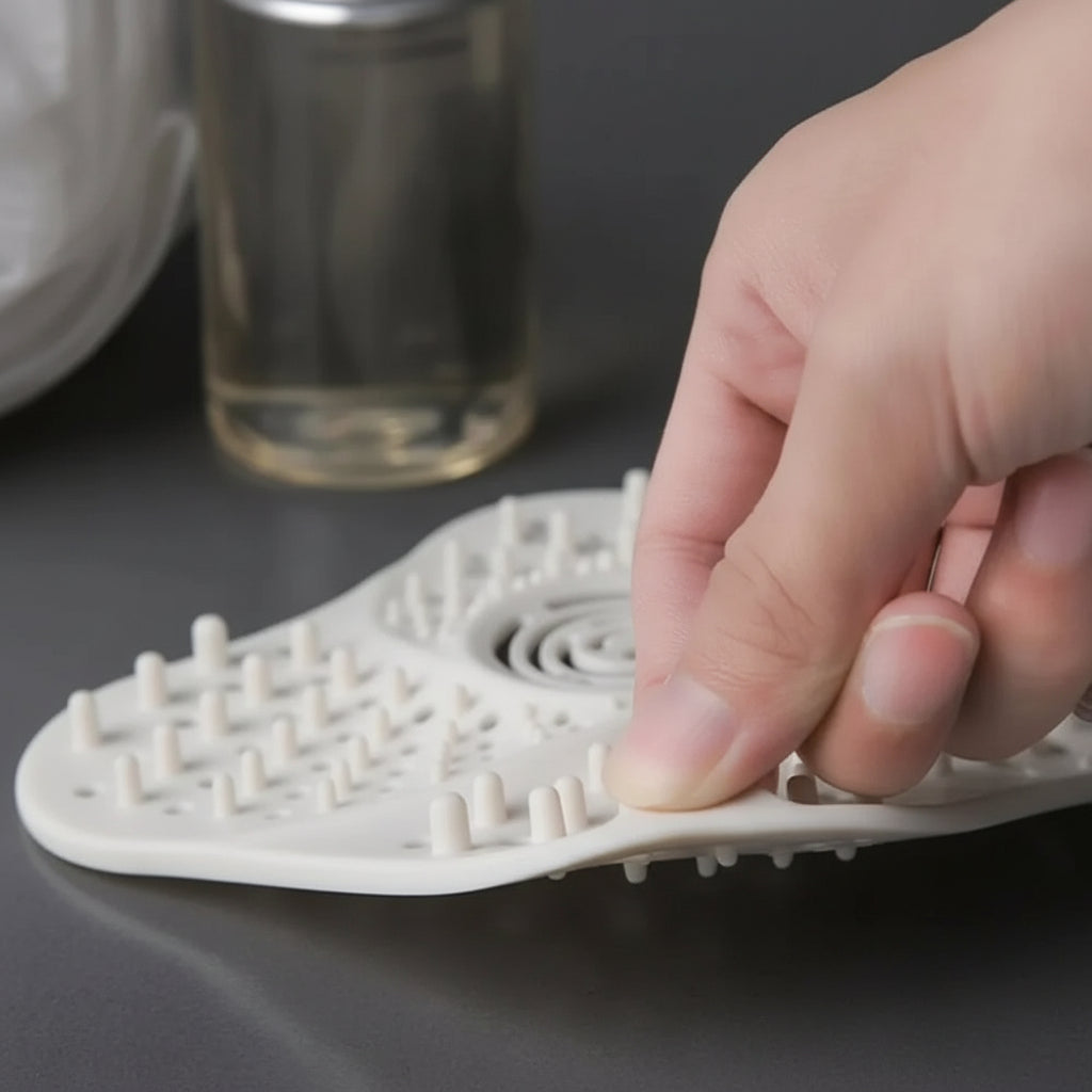 Spiral Shower Drain Hair Catcher — Clog-Free Drains