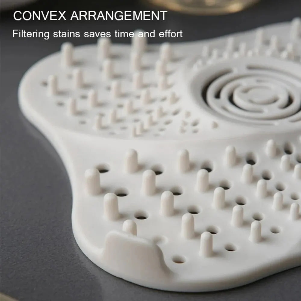 Spiral Shower Drain Hair Catcher — Clog-Free Drains