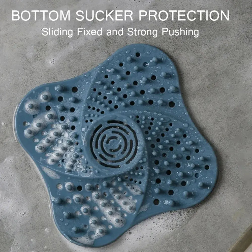 Spiral Shower Drain Hair Catcher — Clog-Free Drains