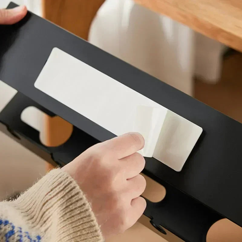 Under-Desk Cable Management Tray — No-Drill Clamp Mount