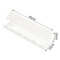 Under-Desk Cable Management Tray — No-Drill Clamp Mount