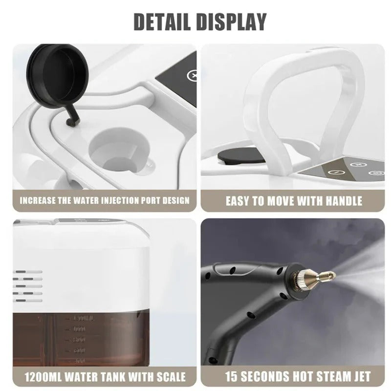 High-Pressure Steam Cleaner — 2500W Deep Clean