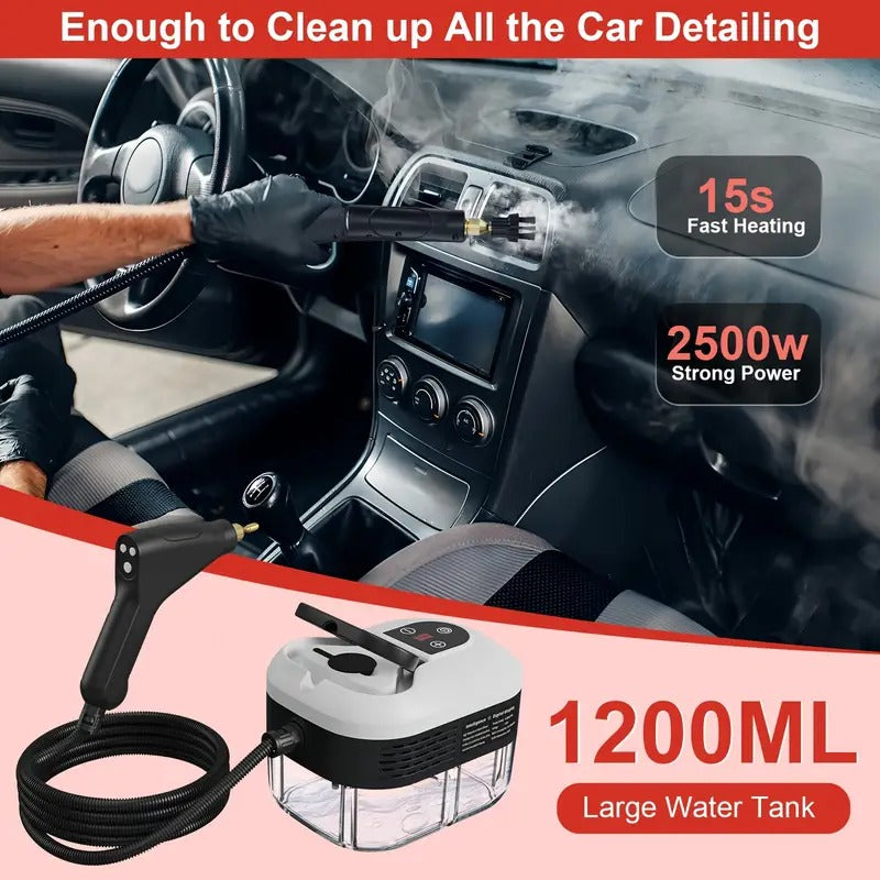 High-Pressure Steam Cleaner — 2500W Deep Clean